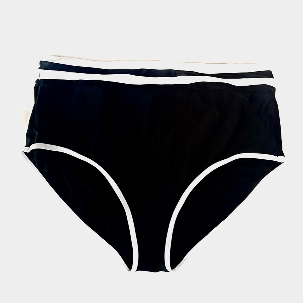 Torrid Black and White Bikini Bottom